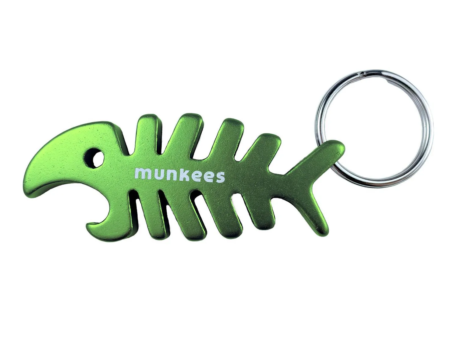 Munkees Vis Sleutelhanger met Flessenopener Rood