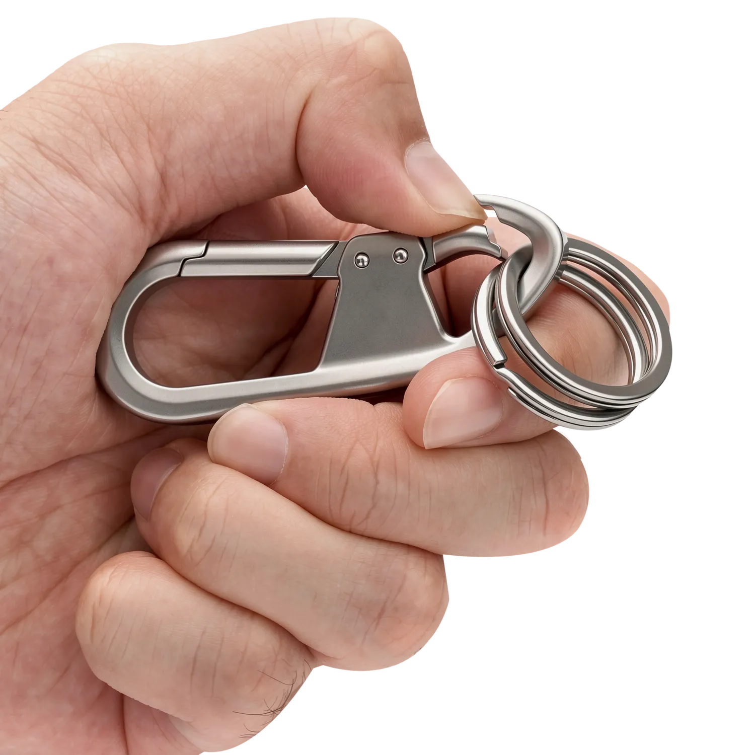 Munkees Double karabijn aluminium dubbelzijdig