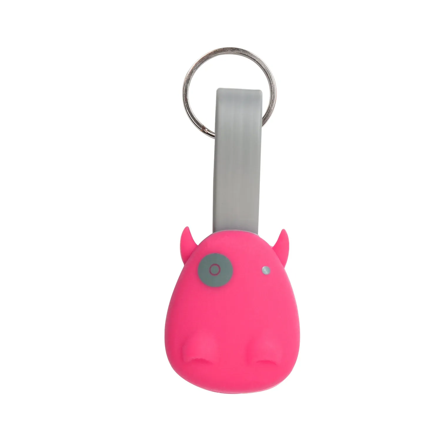 Munkees Hippo sleutelhanger USB-C kabel blauw