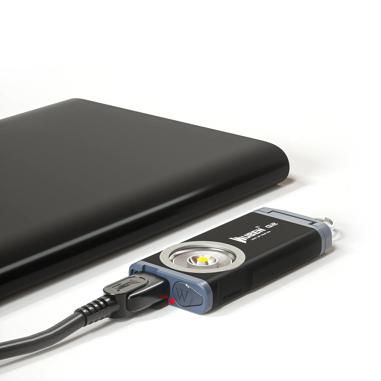 Wuben G2 mini zaklamp 500 lumen blauw sleutelhanger
