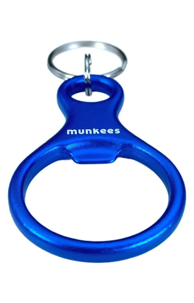 Munkees Acht Sleutelhanger Flesopener Zwart