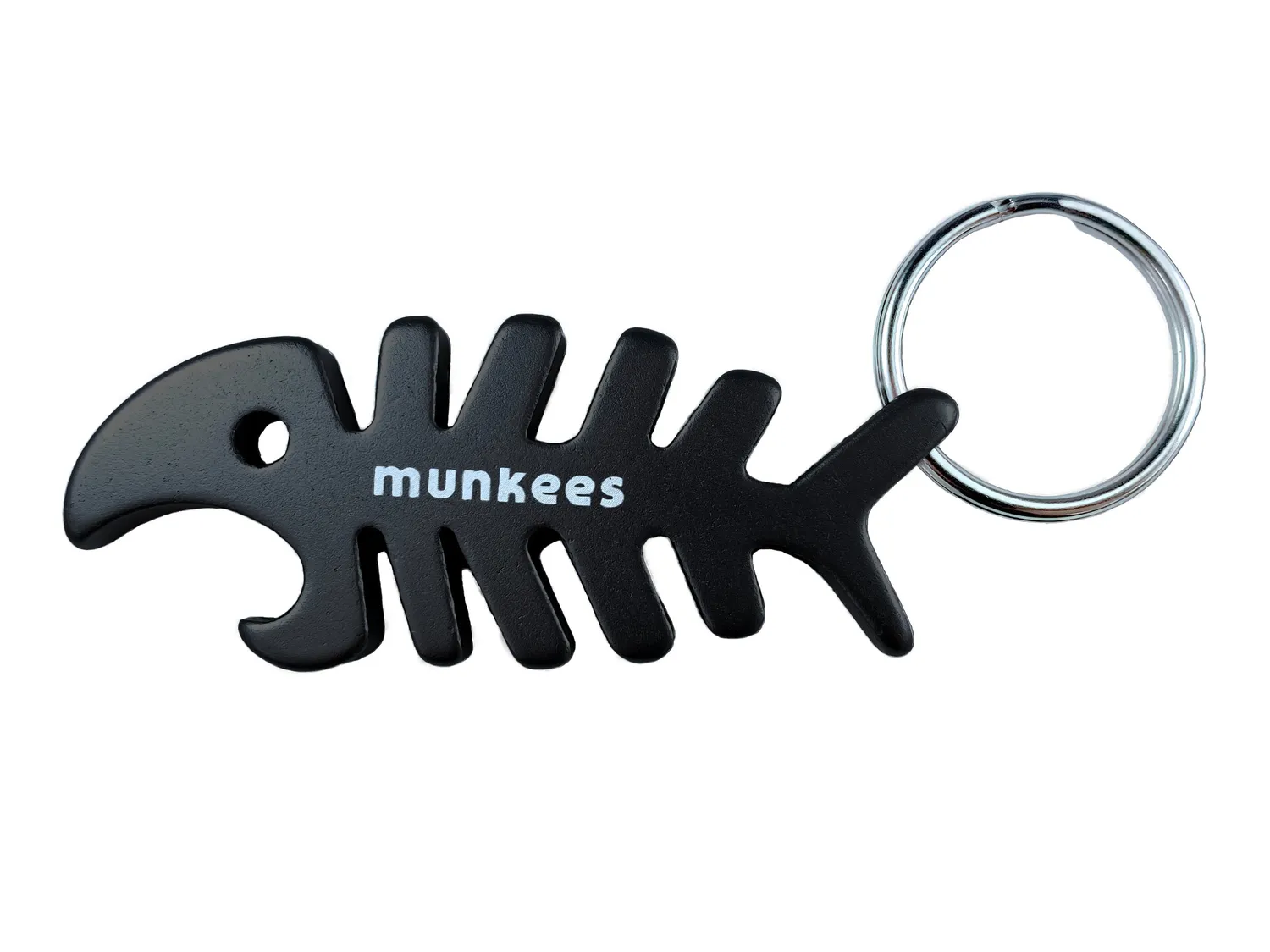 Munkees Vis Sleutelhanger met Flessenopener Rood