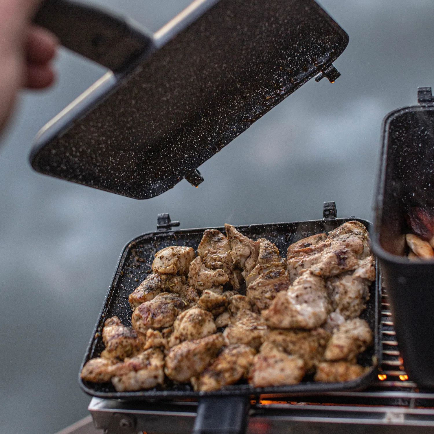 Ridgemonkey Connect Granite Edition tosti-ijzer XL set