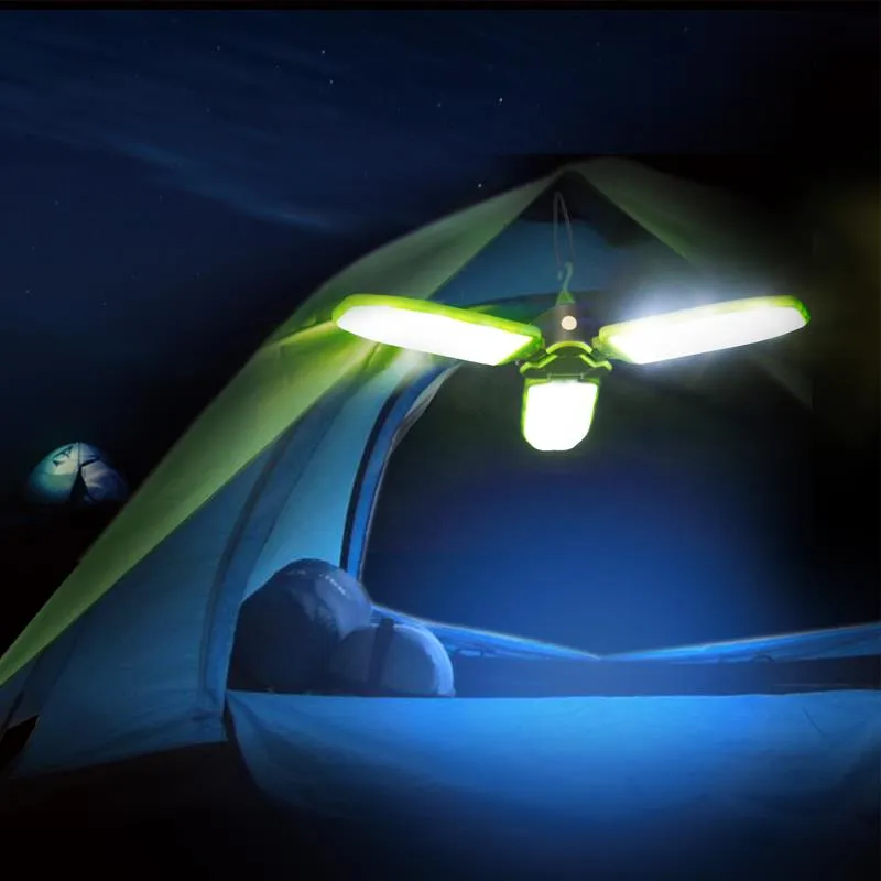AceCamp Surya solarlamp opvouwbaar USB groen
