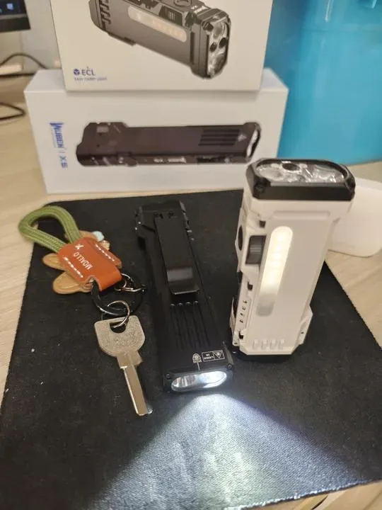 Wuben X5 zaklamp EDC zwart 1300 lumen 3-in-1