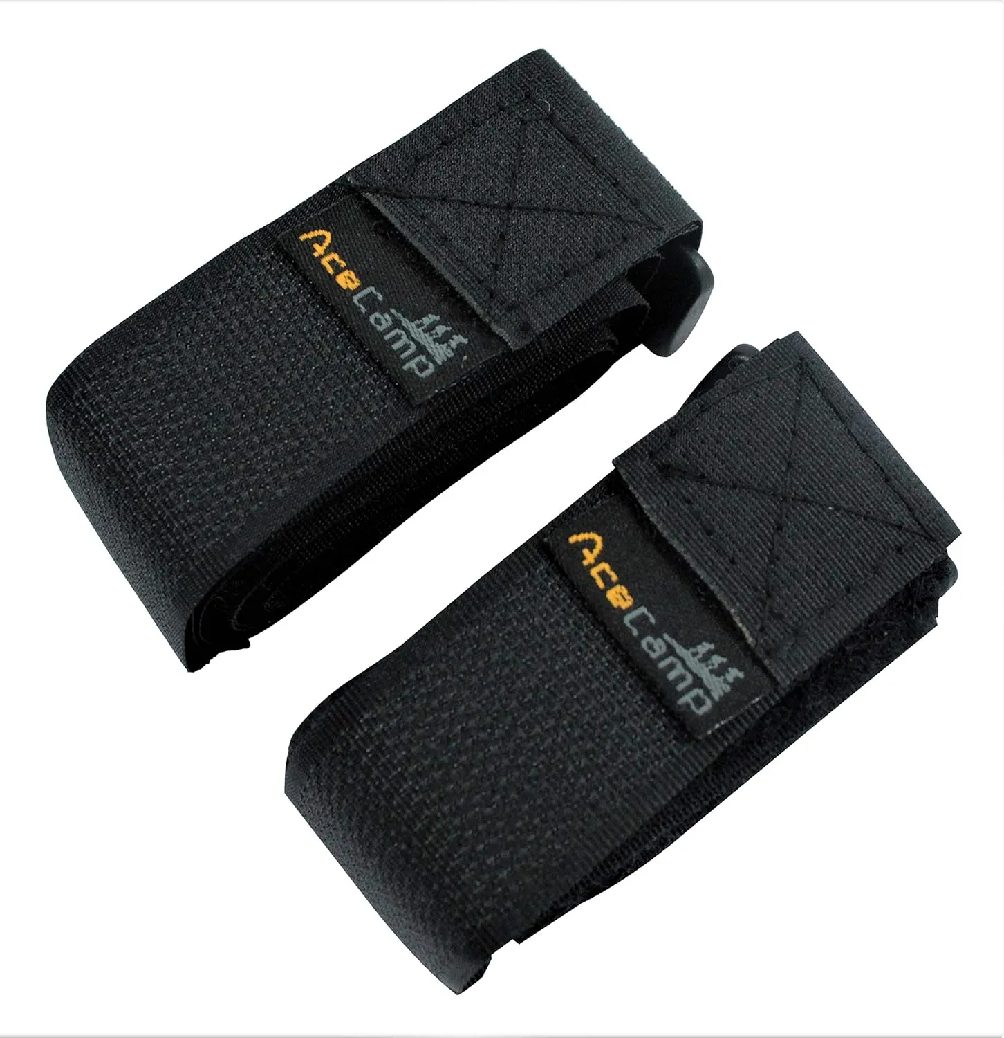 AceCamp Klittenband 2,5x30cm Zwart 3-pack Nylon