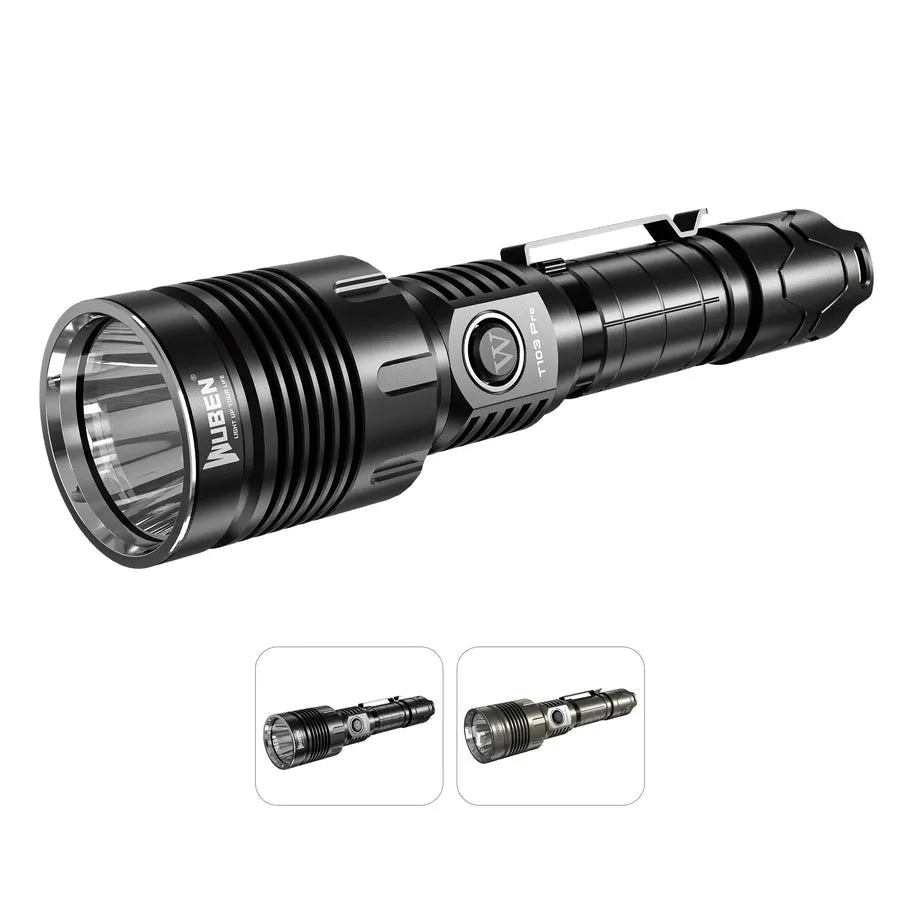 Wuben T103 Pro tactische zaklamp Zwart 1280 lumen
