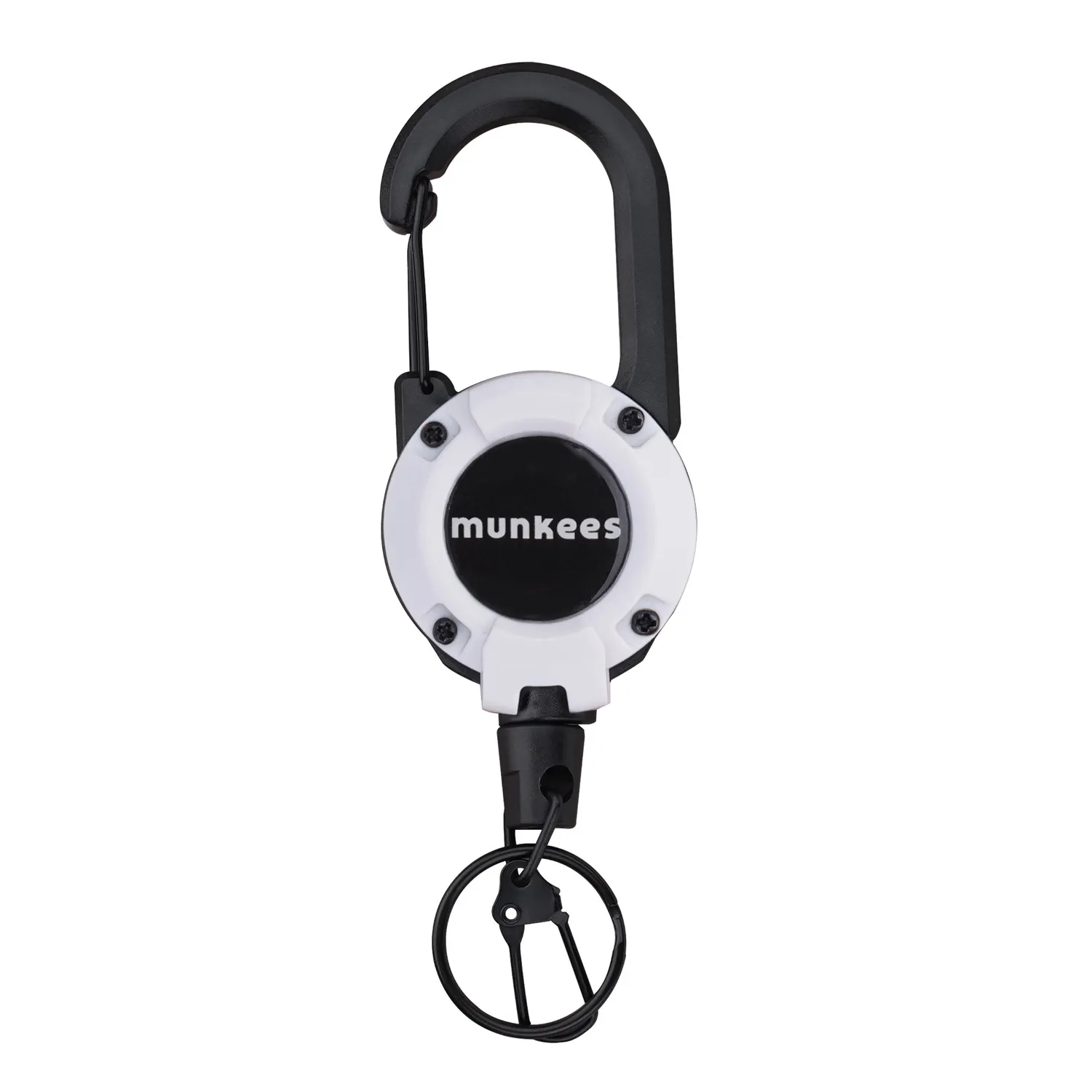 Munkees sleutelhanger karabiner met trekkoord