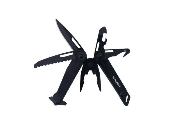 Munkees Black Line Multitool 10-in-1 Zwart