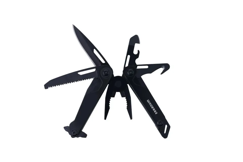 Munkees Black Line Multitool 10-in-1 Zwart
