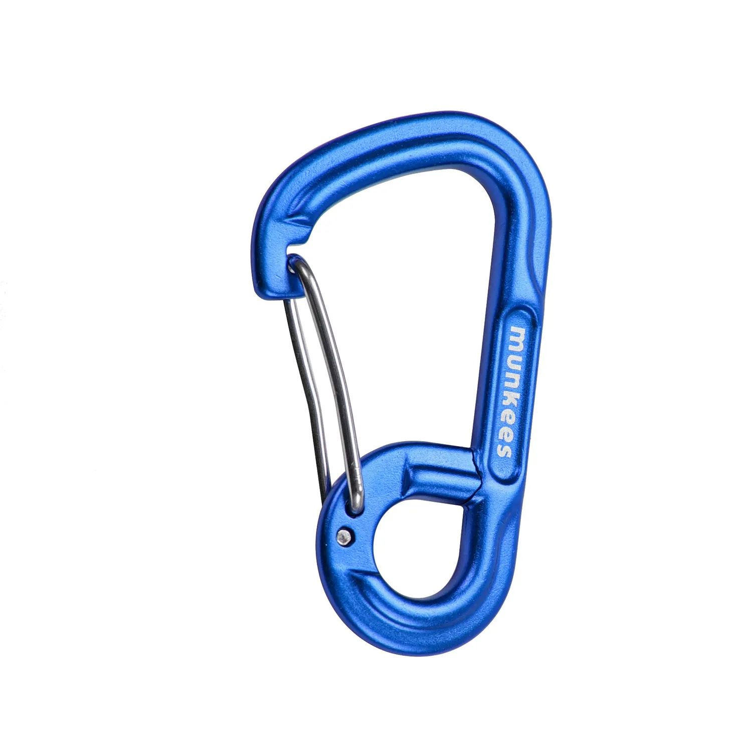 Munkees 6-vorm karabiner aluminium met draadsnapper