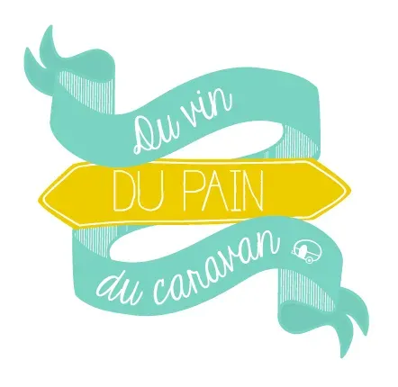 Caravanity Du vin du pain du caravan sticker transparant