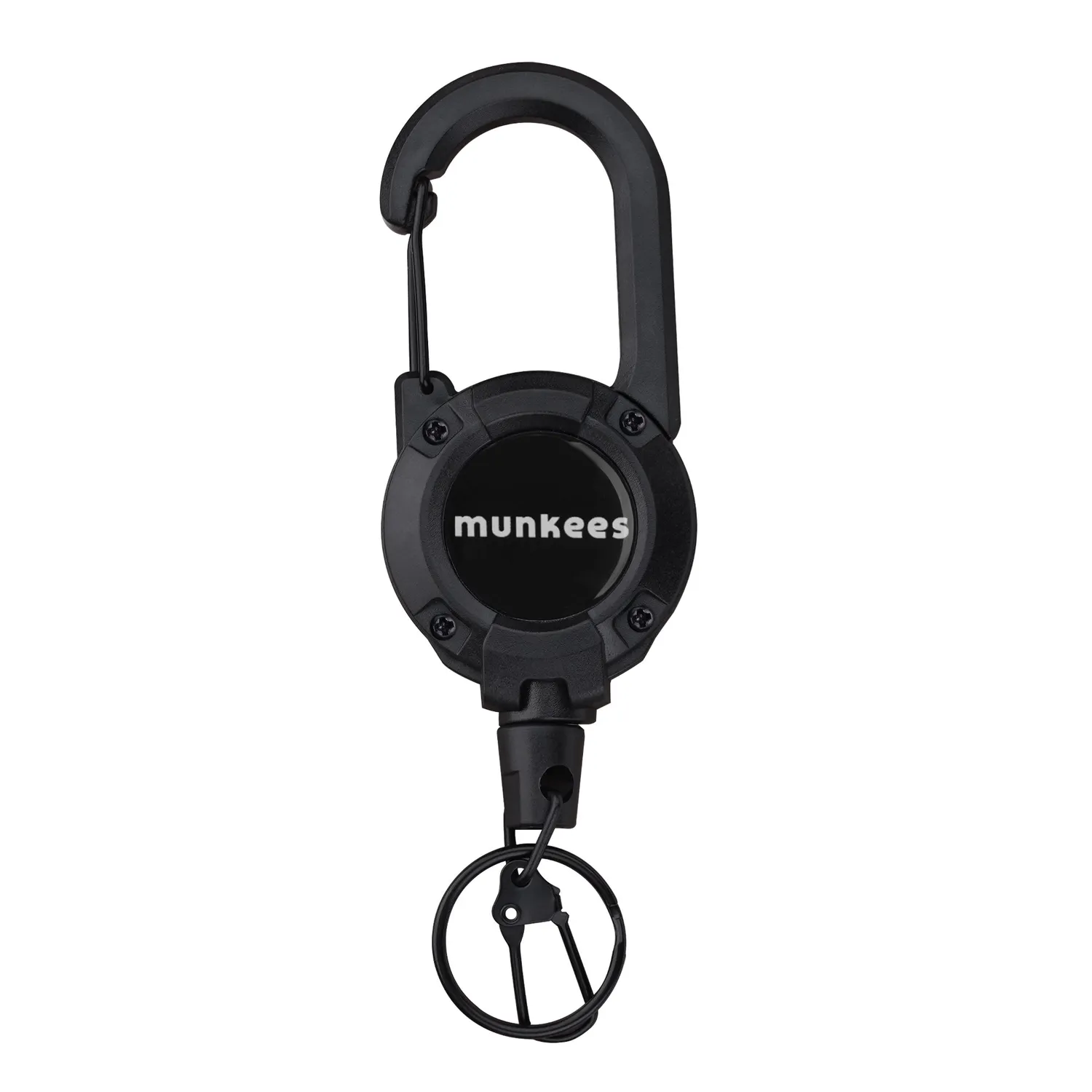 Munkees sleutelhanger karabiner met trekkoord