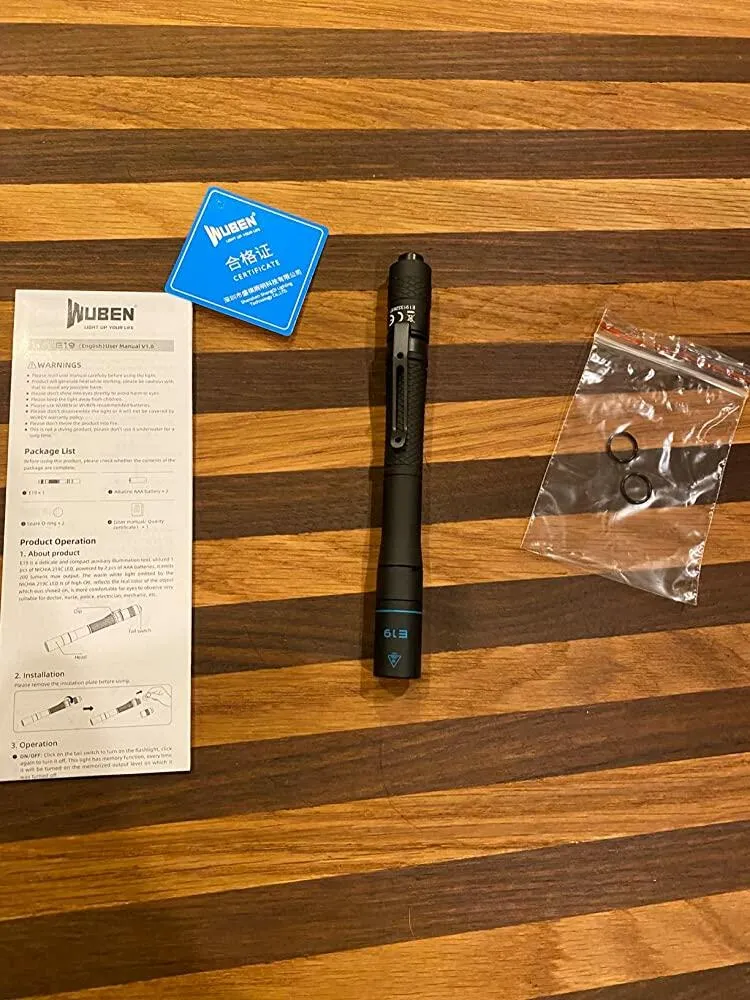 Wuben E19 penlamp 200 lumen high CRI AAA