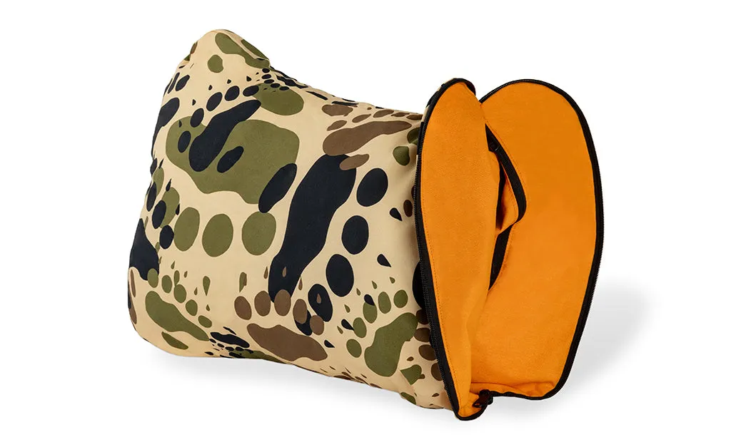 Hest BHA Camp Pillow kampeerkussen oranje camo