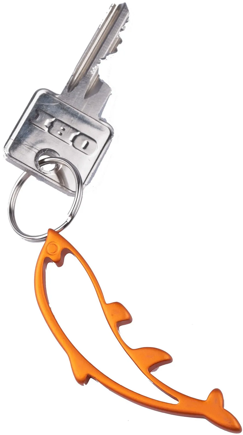 Munkees Dolfijn sleutelhanger met flesopener rood