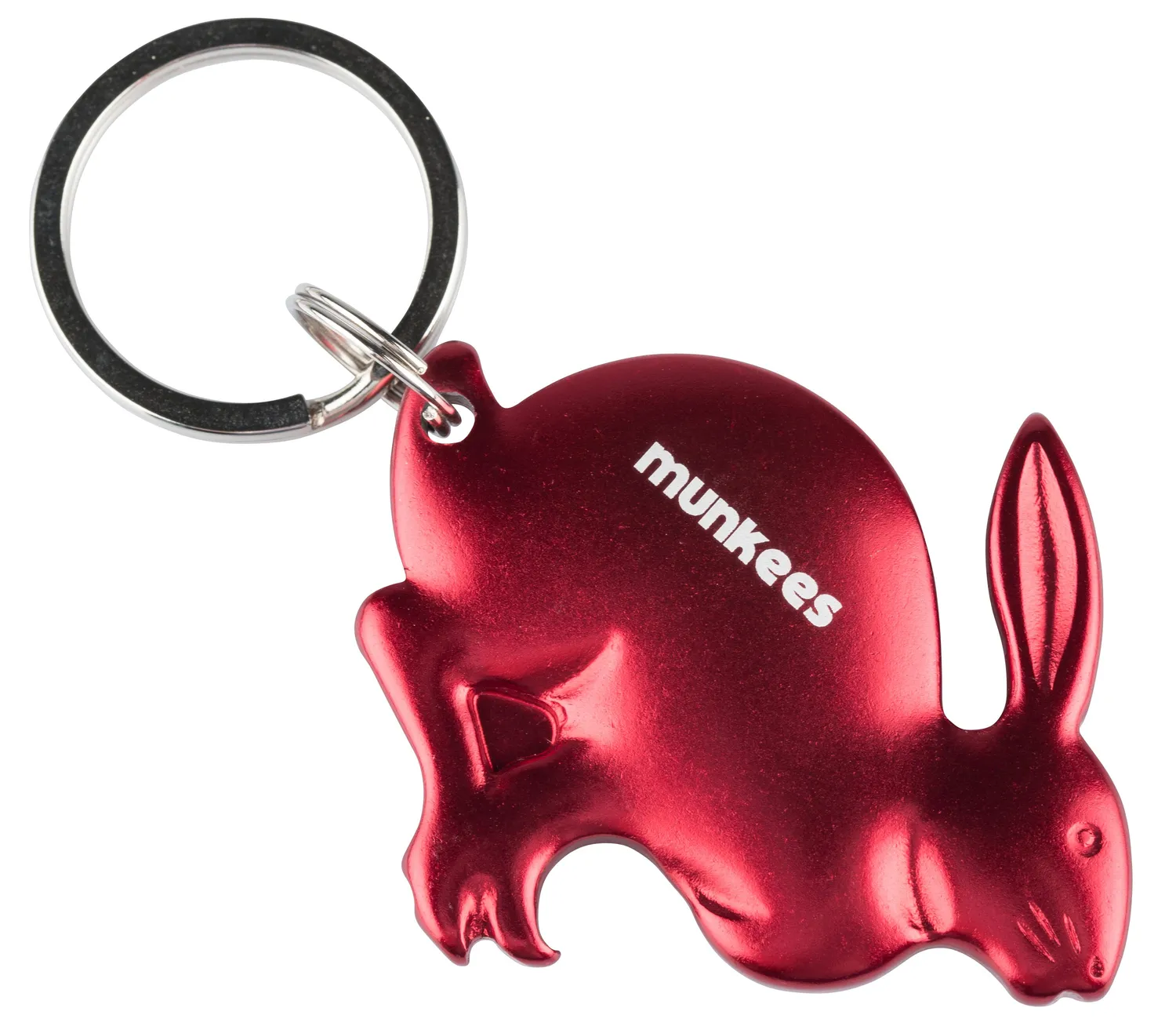 Munkees Haas Flesopener 3D Sleutelhanger Aluminium