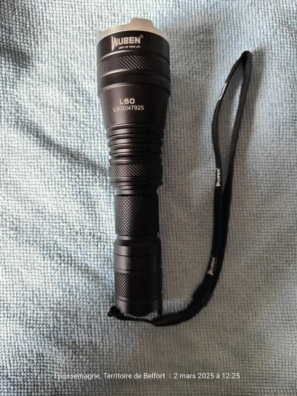 Wuben L60 Zoom Zaklamp 1200 Lumen 320m