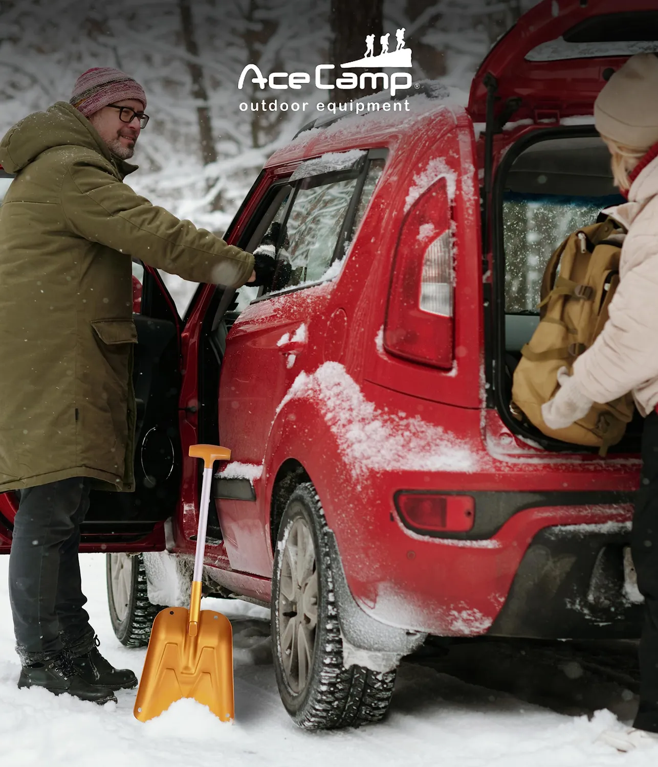 AceCamp sneeuwschep aluminium opvouwbaar 525 g