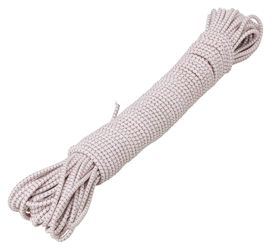 AceCamp Stangengummi Tentstok Elastiek 2,7 mm x 20 m wit