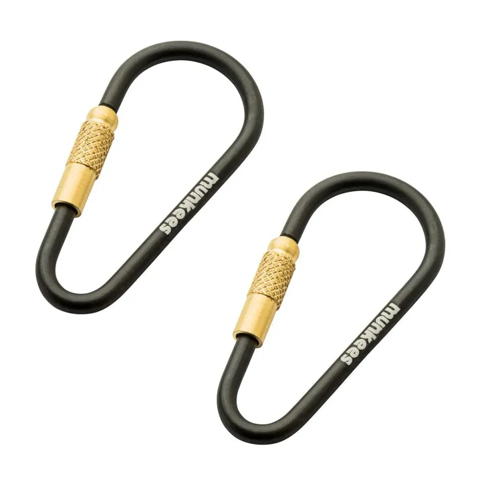 Munkees Mini Link Karabiner Schroefsluiting 48mm 2-pack