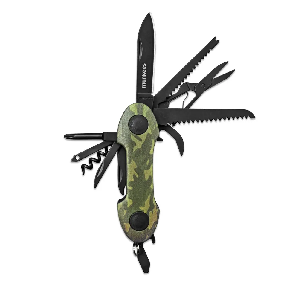 Munkees 2579 zakmes camouflage vouwmes