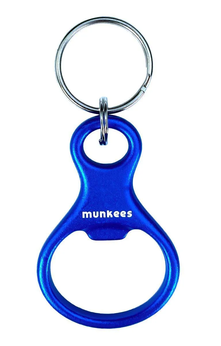 Munkees Acht Sleutelhanger Flesopener Zwart