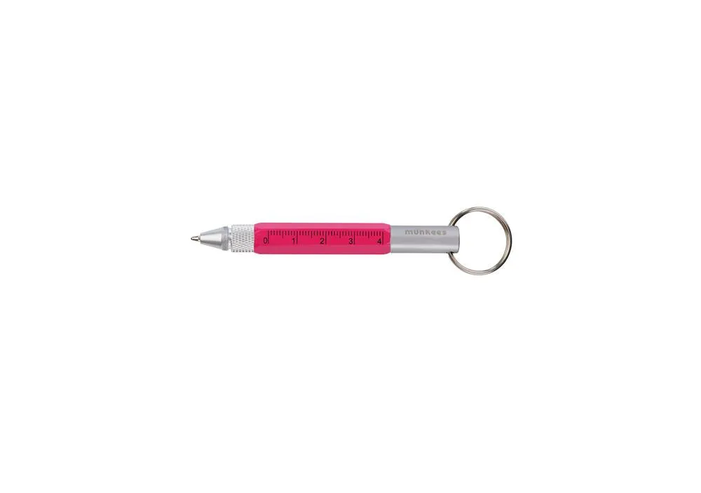 Munkees 5-in-1 toolpen aluminium