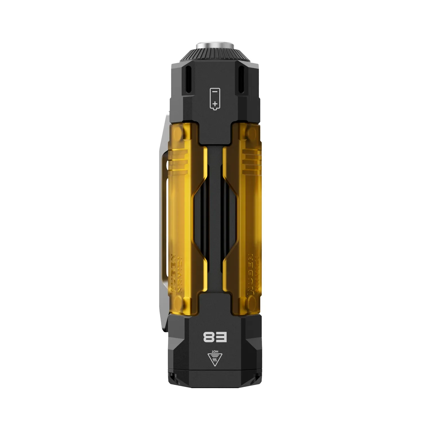 Wuben E8 EDC Zaklamp Zwart 1300 Lumen