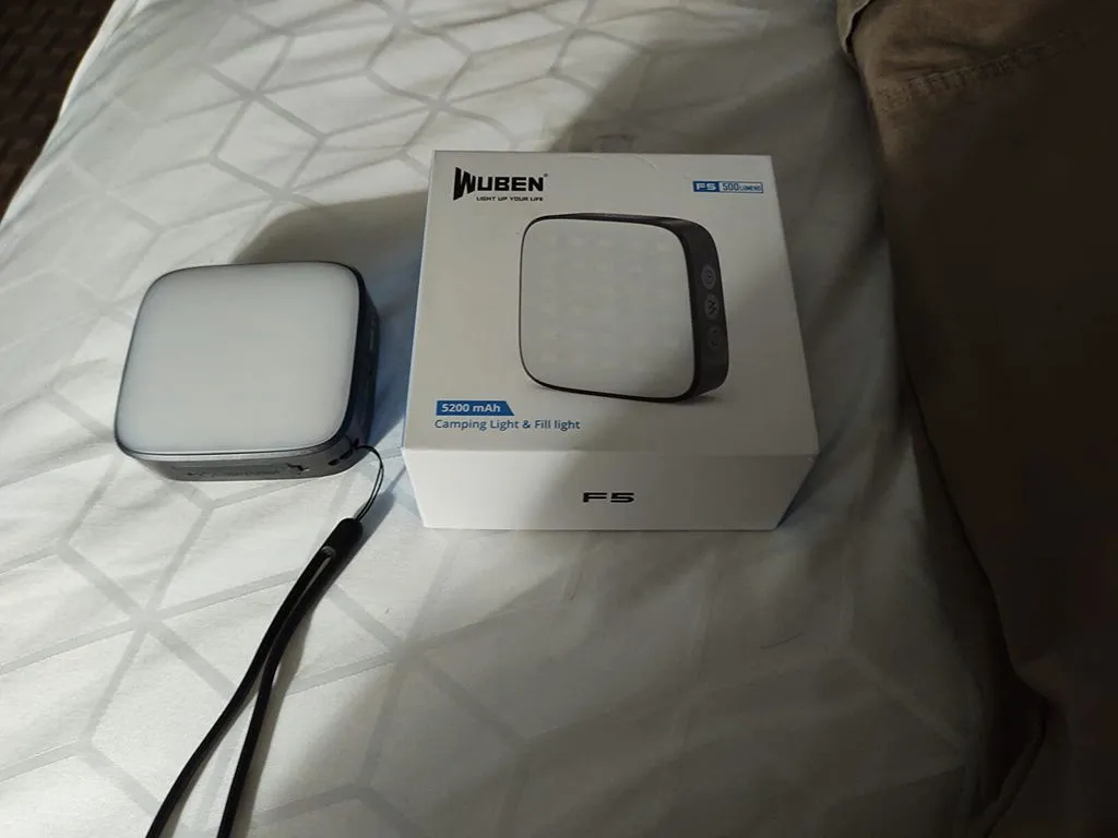 Wuben F5 campinglamp 500 lumen powerbank tent