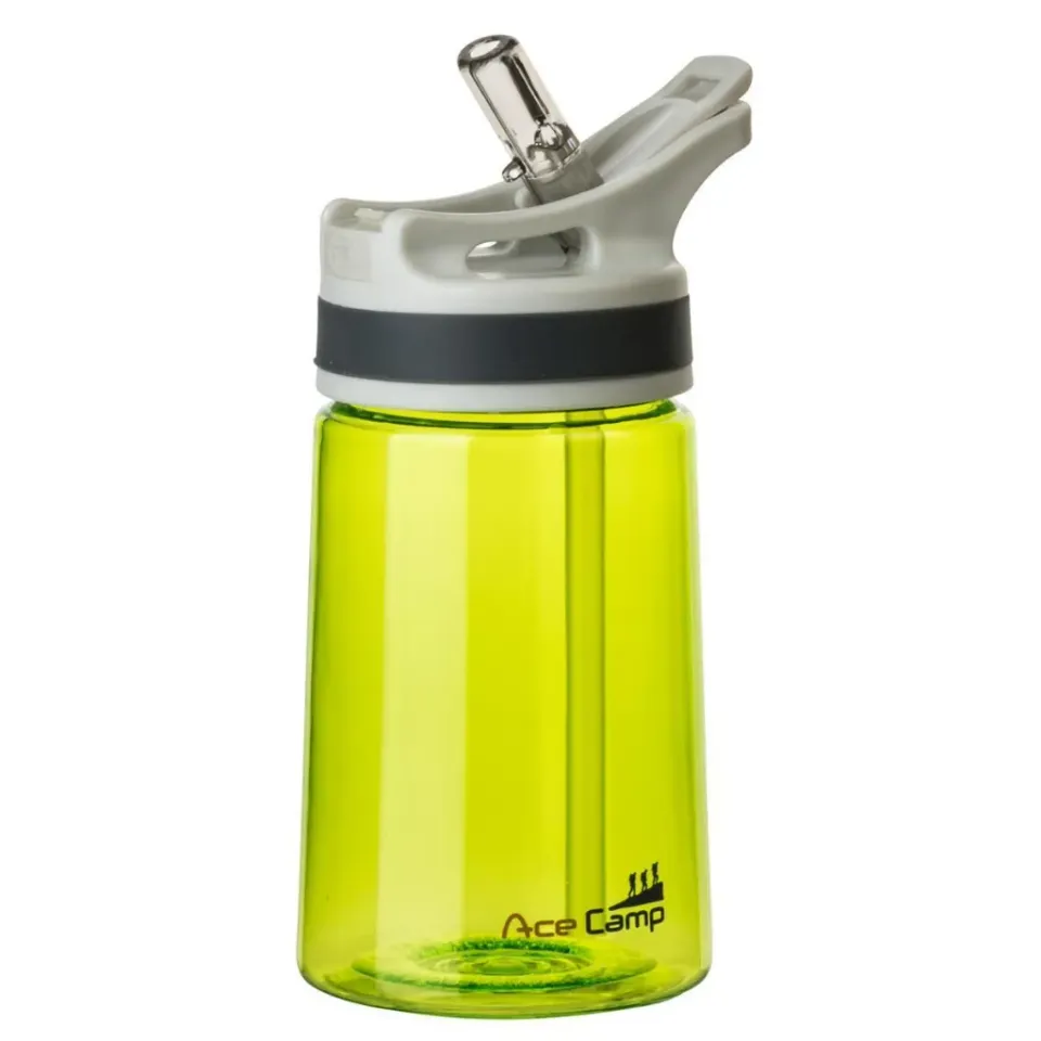 AceCamp Tritan Drinkfles 350 ml groen met rietje smaakneutraal