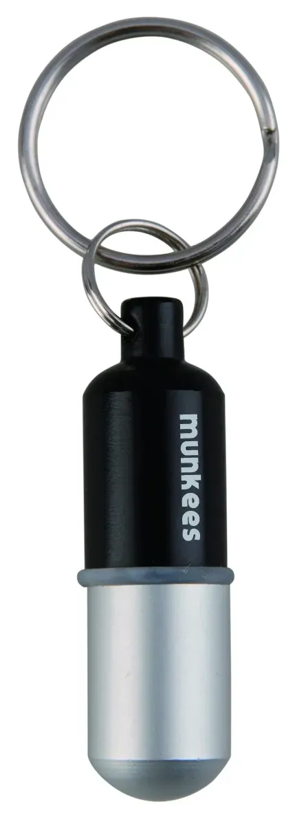 munkees waterdichte capsule S aluminium sleutelhanger
