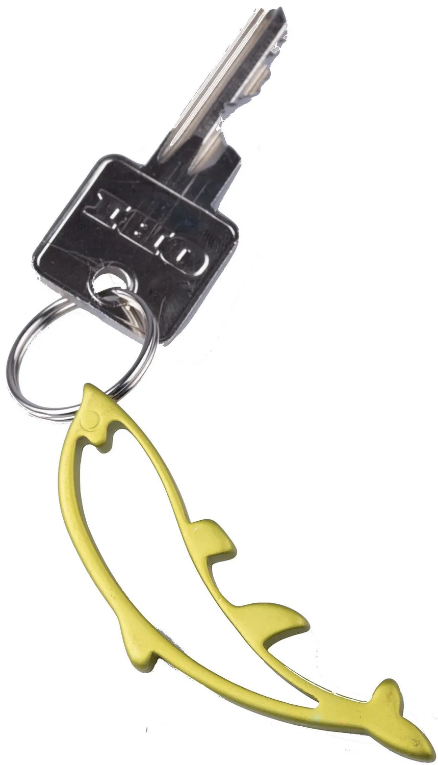 Munkees Dolfijn sleutelhanger met flesopener rood