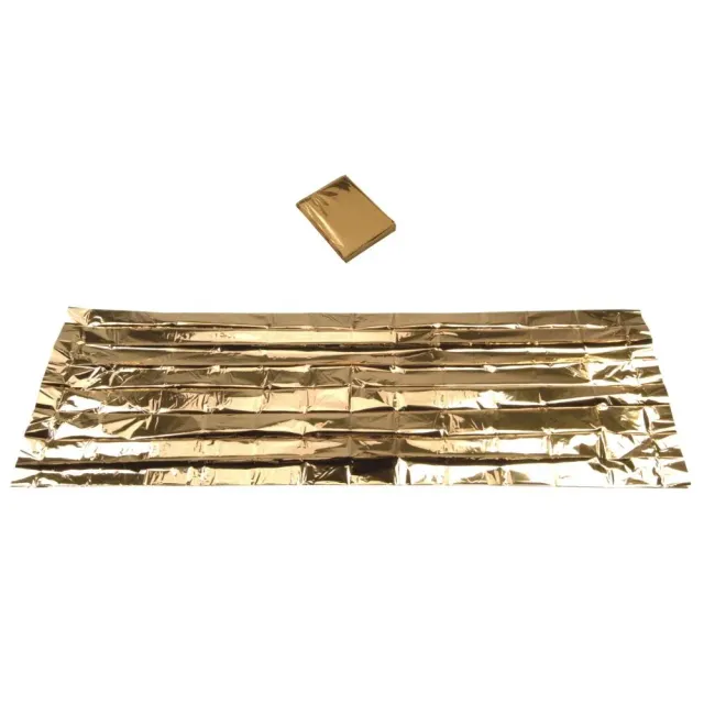 Munkees reddingsdeken goud 210x130 warmtereflecterend