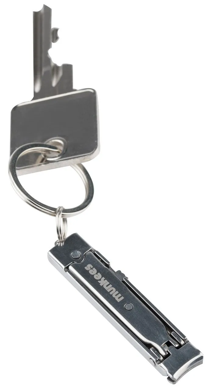 Munkees ultradunne mini nagelknipper sleutelhanger