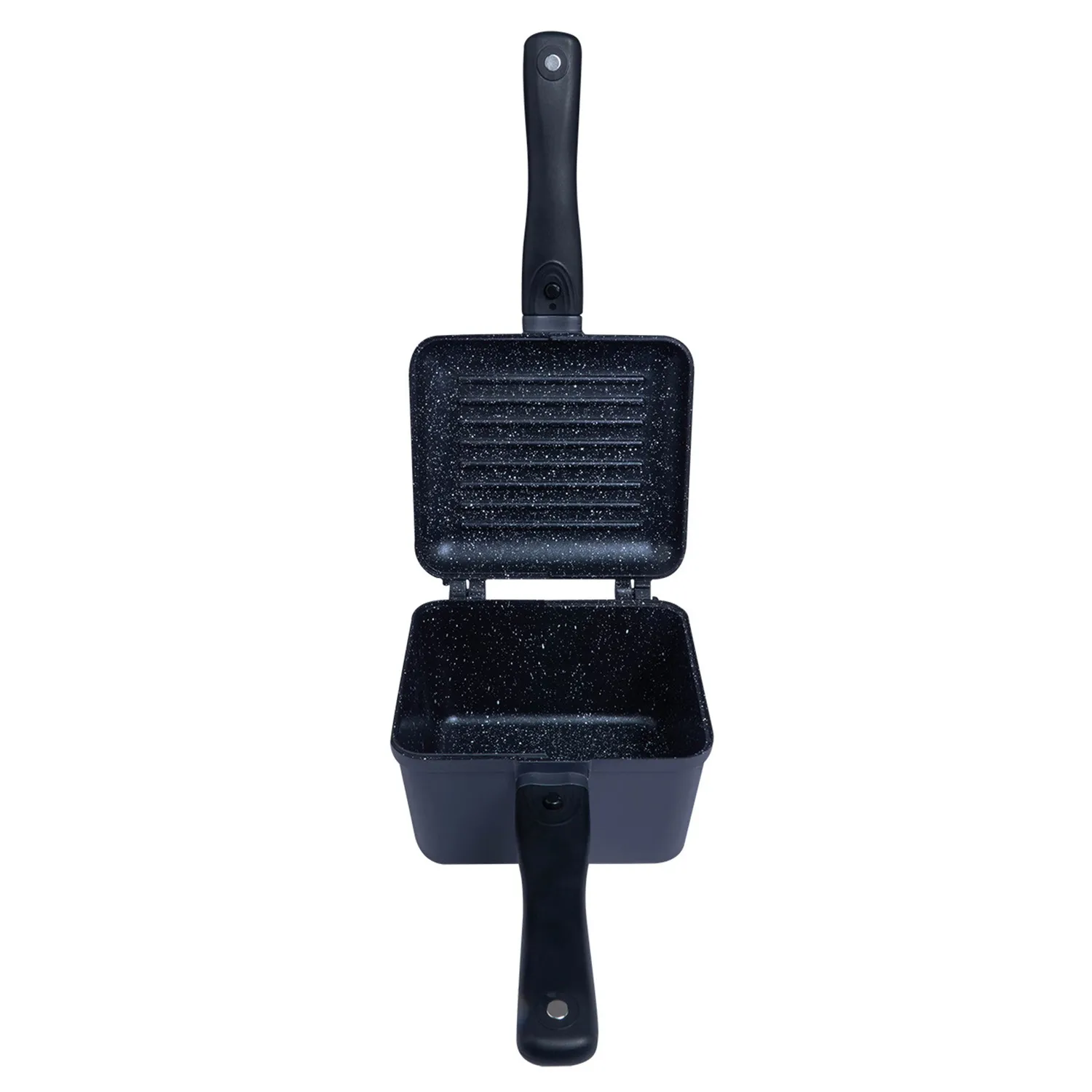 RidgeMonkey Connect Deep Pan Griddle pannenset Granite
