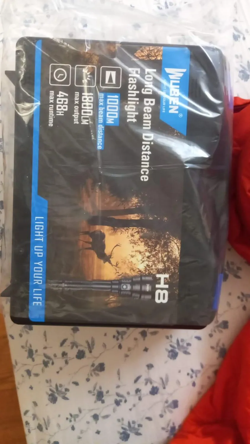Wuben H8 zaklamp jacht 1800 lumen standaard kit