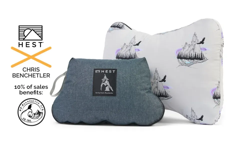 Hest X Benchetler campingkussen medium memoryfoam