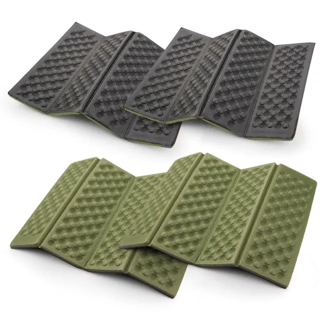 AceCamp Thermo zitkussen 40x30 cm groen 2 stuks