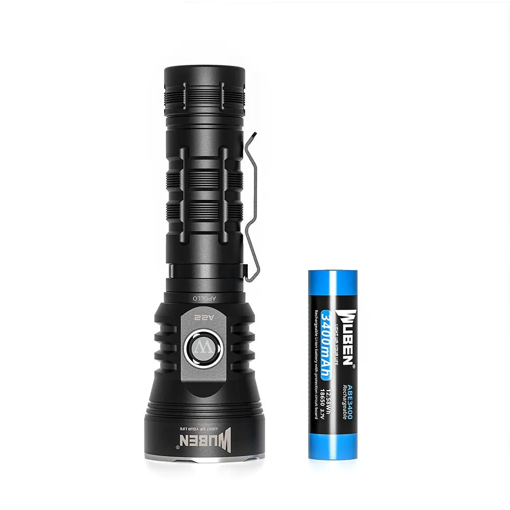 Wuben A22 zaklamp oplaadbaar 4500 lumen