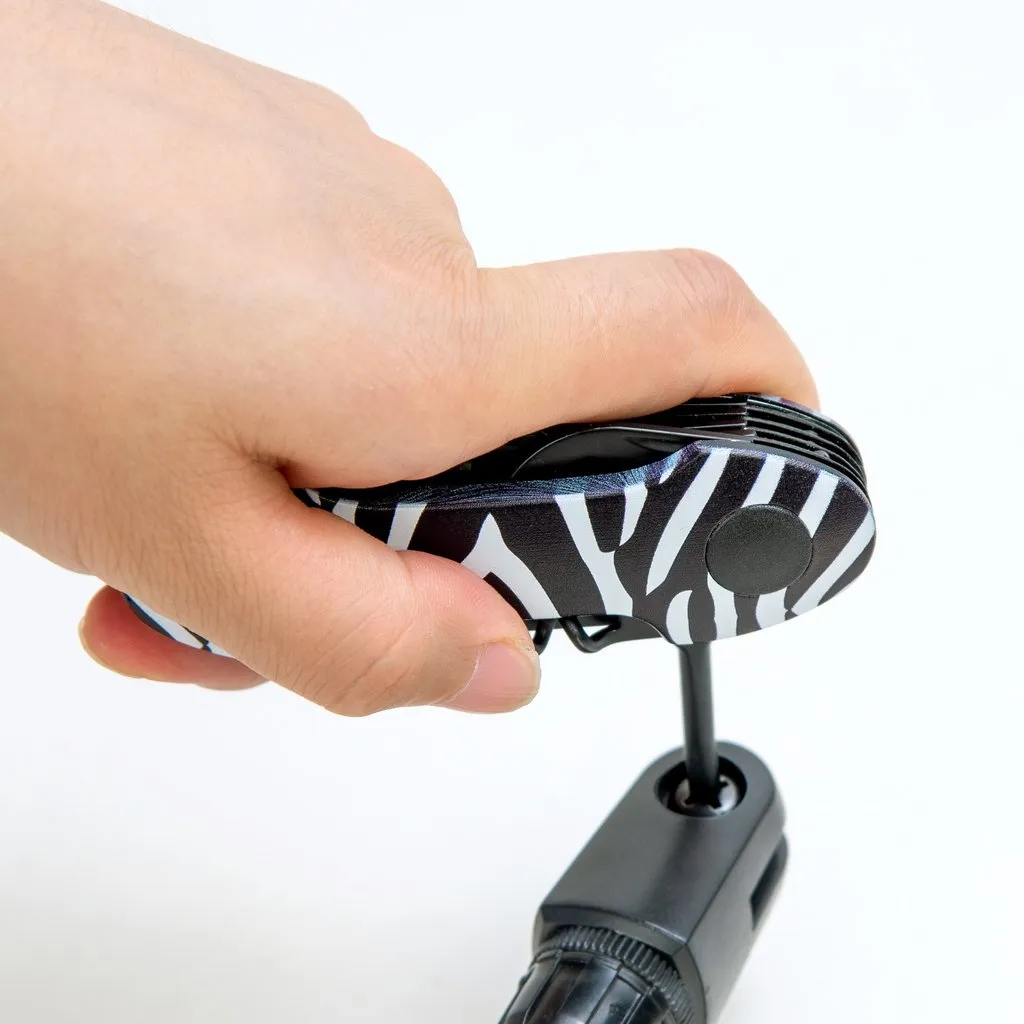 Munkees Zebra zakmes 15 functies multitool RVS