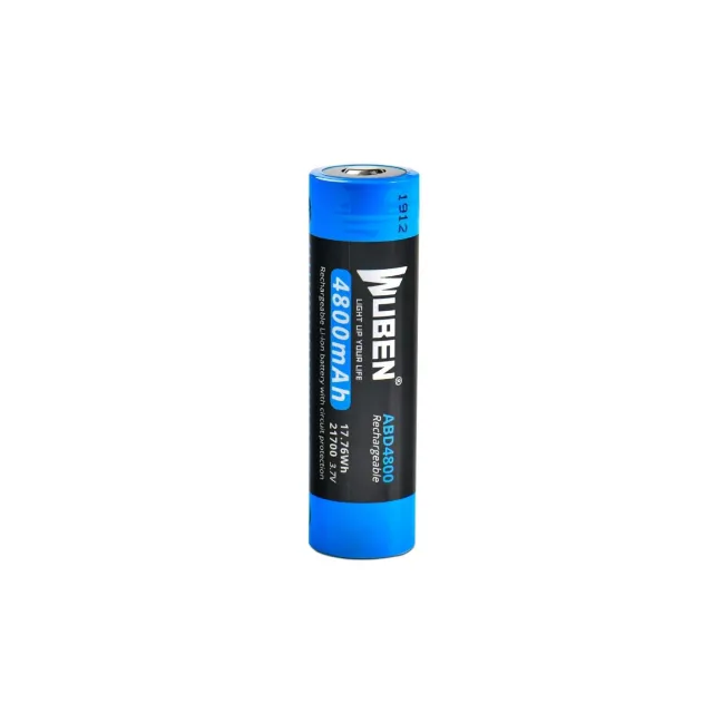 Wuben ABD4800 21700 batterij 4800mAh beveiligd