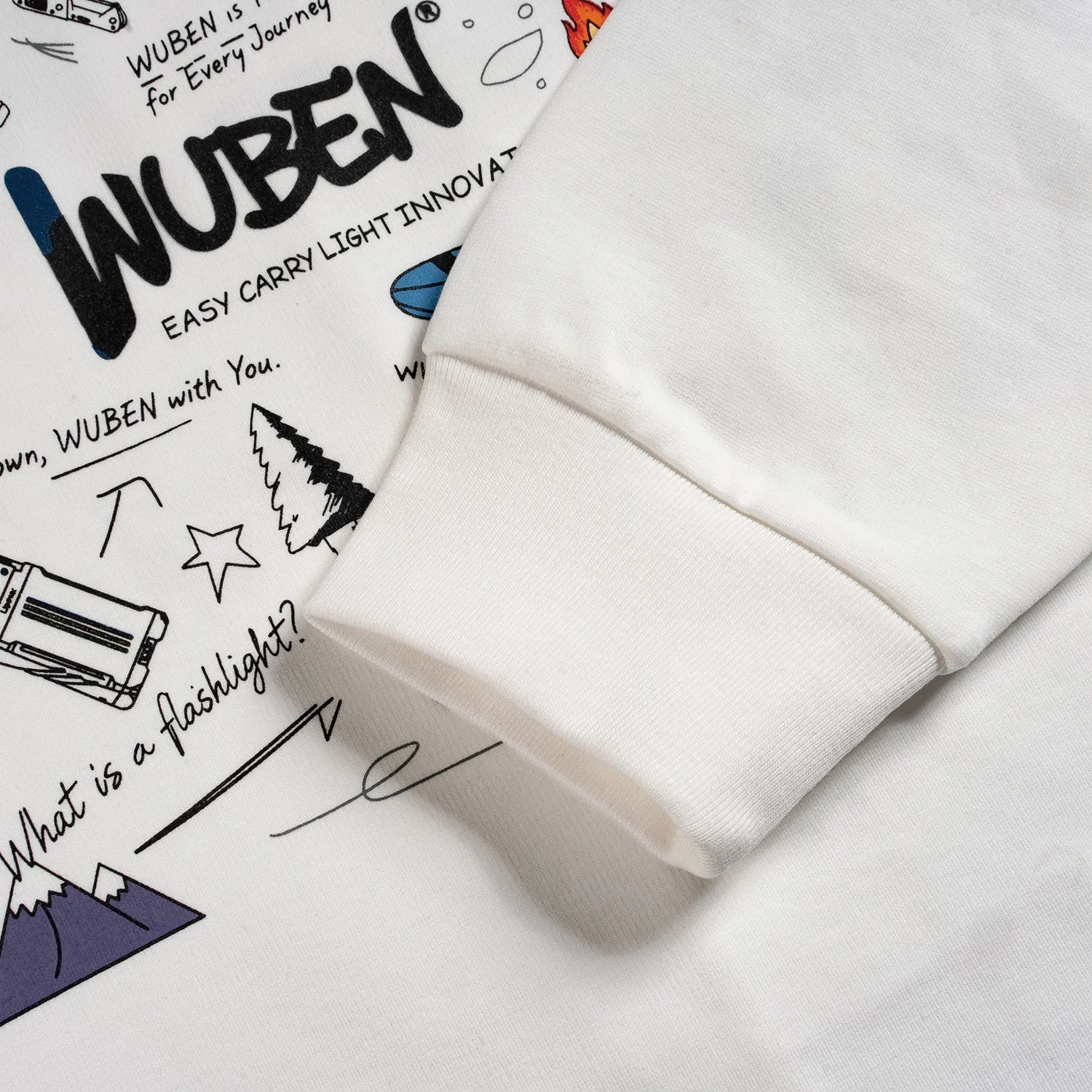 Wuben Heavyweight longsleeve katoen navy M-XXXL