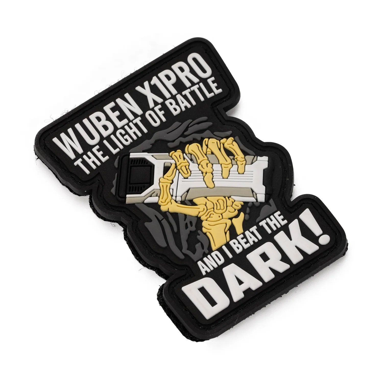 Wuben X1 Pro Patch embleem klittenband zwart
