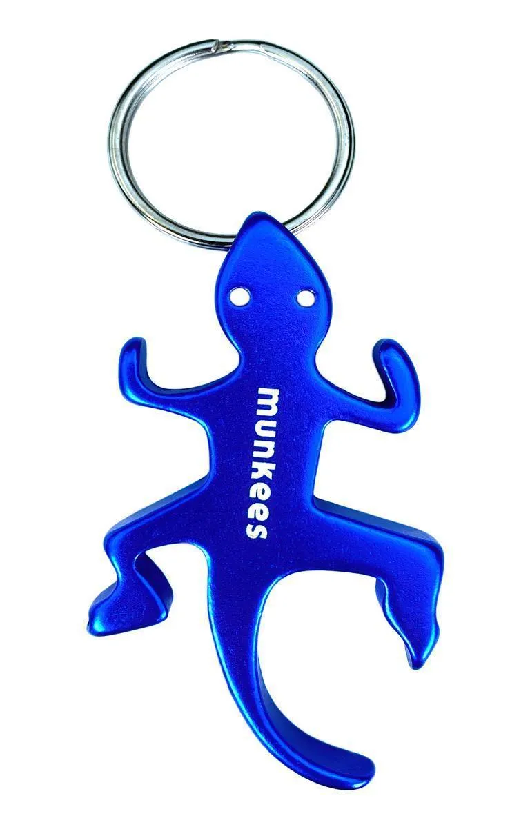 munkees hagedis sleutelhanger flessenopener verrassing