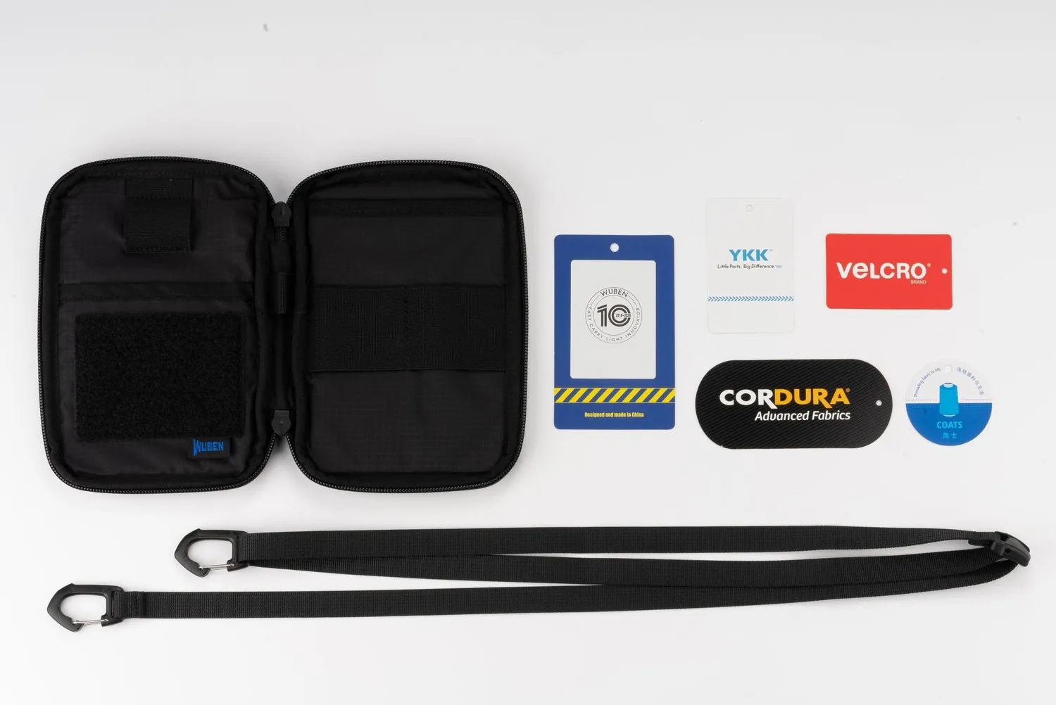 Wuben EDC pocket pouch etui zwart voor zaklamp