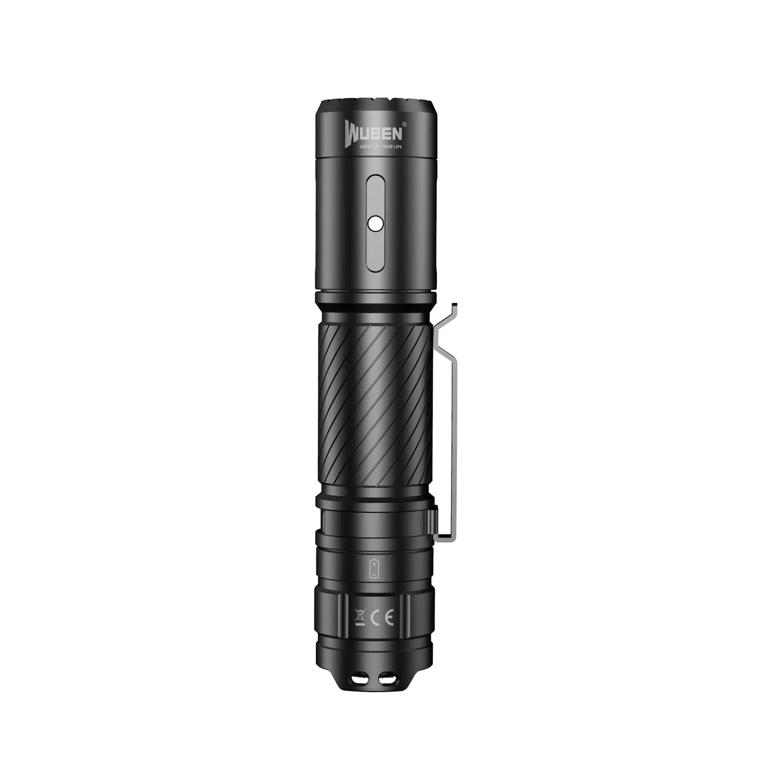Wuben C3 zaklamp 1200 lumen zwart 179 meter
