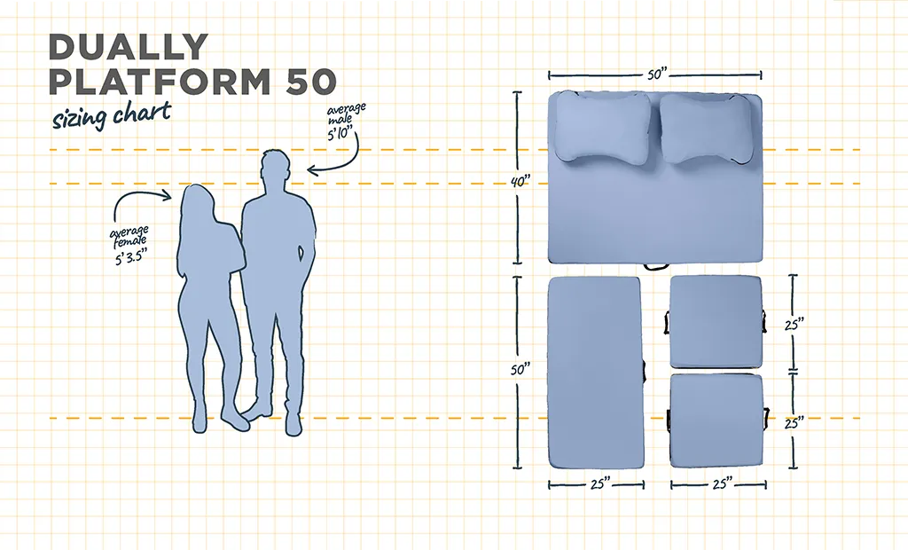Dually Platform 50 matras 2-persoons platformcamper