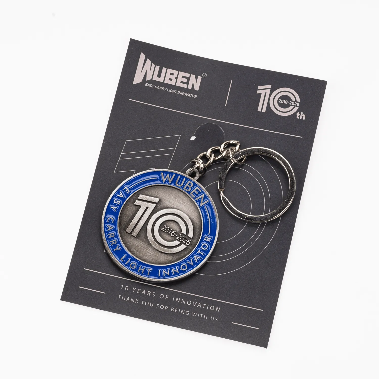 Wuben Anniversary sleutelhanger lamp collectors