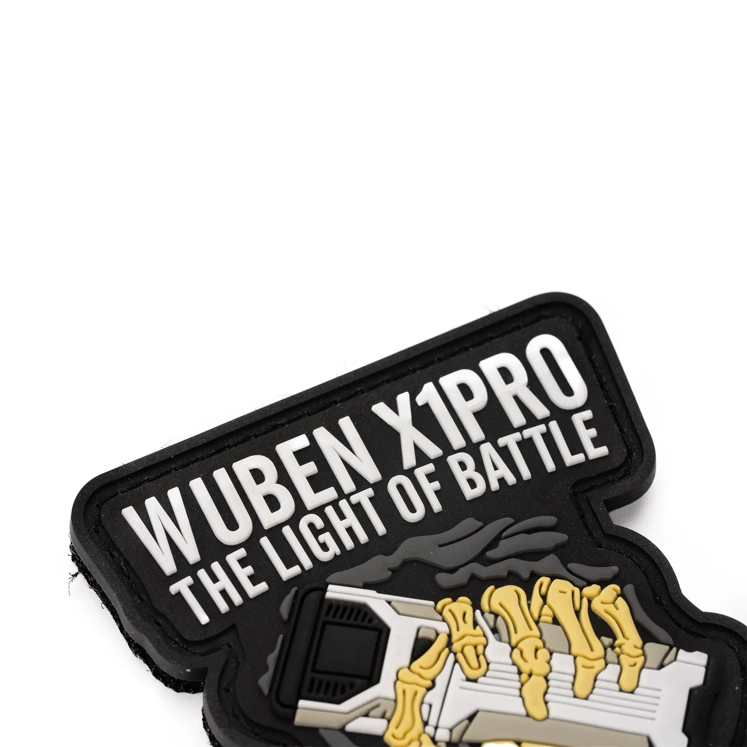 Wuben X1 Pro Patch embleem klittenband zwart